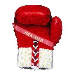 Funeral Tribute - Boxing Glove